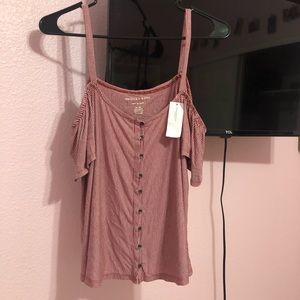 American Eagle Striped Blouse